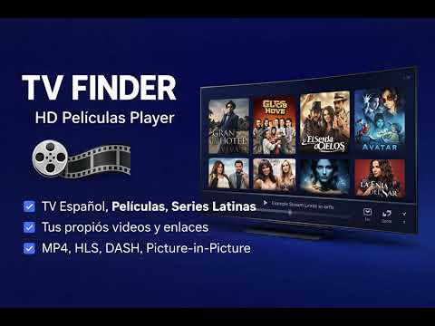 TV Finder: HD Películas Player