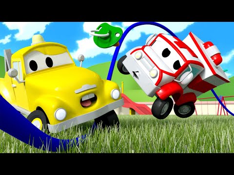 Die kleinen Autos in Car City -  Der Unfall beim Seilspringen - Autopolis 🚒 Cartoons für Kinder 🚓