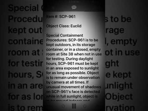 Scp 961 University Sundial