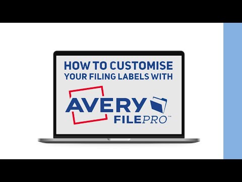 How To Use Avery Filepro Lateral Filing Software