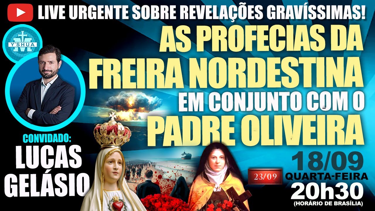 LIVE LUCAS GELÁSIO - PADRE OLIVEIRA E FREIRA NORDESTINA JUNTOS!