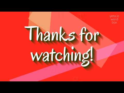 How to say "eyestring"! (High Quality Voices)