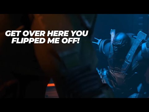 Alex Jones Shows Compassion To His Enemy Escharum Scene - Halo Infinite