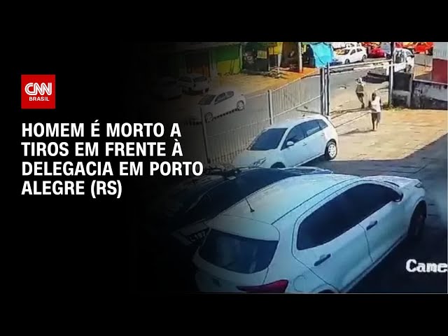 Homem é morto a tiros em frente à delegacia em Porto Alegre (RS) | CNN ARENA