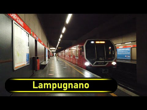 Metro Station Lampugnano - Milan 🇮🇹 - Walkthrough 🚶