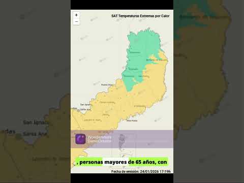 ⚠️🌡️Alerta por calor extremo en Misiones