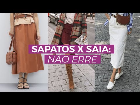 Como escolher o sapato ideal para cada saia | Camila Gaio