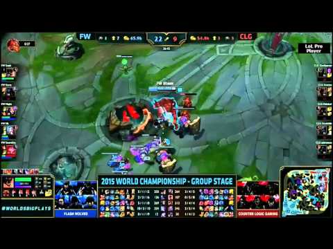 FW NL PENTAKILL (Jynx)! FW vs CLG - S5 Worlds 2015