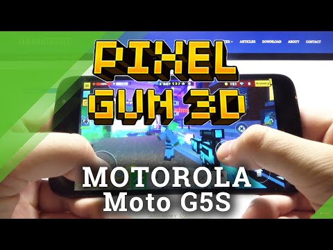 Test Game Pixel Gun 3D on MOTOROLA Moto G5S | Snapdragon 430 | 3GB RAM | Gameplay - FPS Check