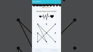 Download lagu 🖤Heart bit 🖤 || pattern Lock #viral #shorts #style #pattern  #youtube mp3