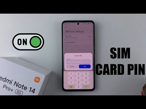 How To Enable SIM Card Lock On Redmi Note 14 / 14 Pro+ (Enable SIM PIN)