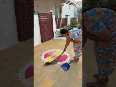 🥺💔Tvk கோலத்தை அழிக்கவே மனசு வரல😣#aswincharu #trending #youtube #shorts #viral #tamil #tvk