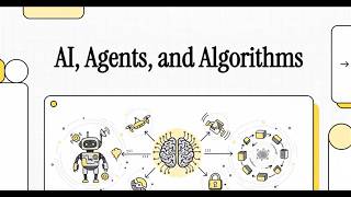 AI, Agents, and Algorithms explained in very simple way.
