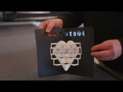 Creating pop-up Valentine's Day card with Kongsberg X24 thumbnail