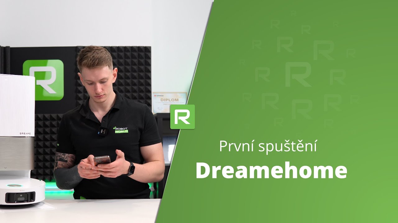 Dreame - První spuštění