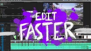 How to Edit Faster with this Dead Simple Trick in Premiere Pro (double your editing speed)