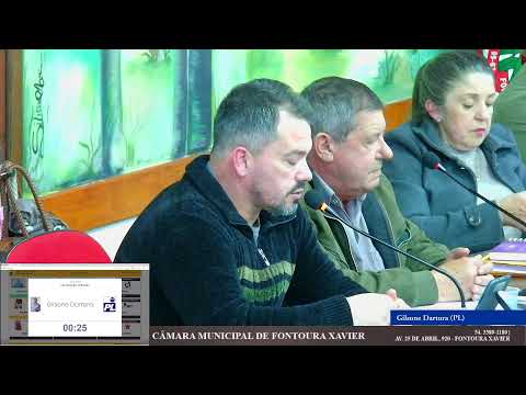 🔴 AO VIVO | Sessão Ordinária da Câmara de Vereadores de Fontoura Xavier | 27/07/2026