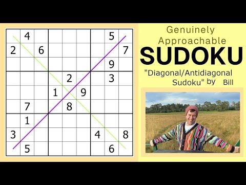 GAS Sudoku Walkthrough - Diagonal/Antidiagonal Sudoku by Bill Murphy (2024-03-14)