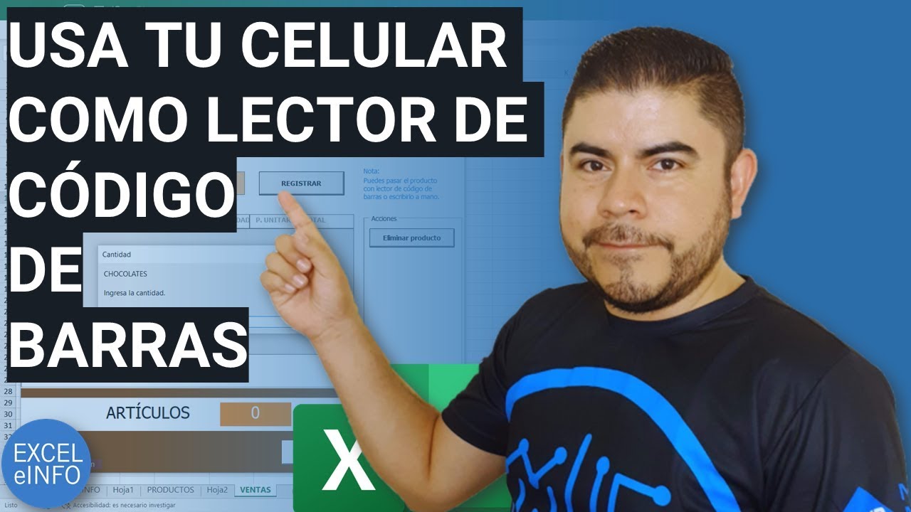 Excel + Barcode to PC | Using your smartphone as a real barcode scanner