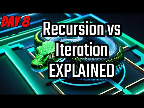 Day 8 Python Data Structures And Algorithms Ultimate Recursion Vs Iteration Guide