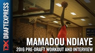Mamadou Ndiaye NBA Pro Day Workout and Interview by DraftExpress