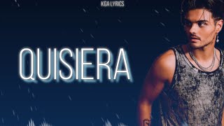CNCO - Quisiera (Ballad Version) (Feat Abraham Mateo) (Video Lyrics/ Letra)
