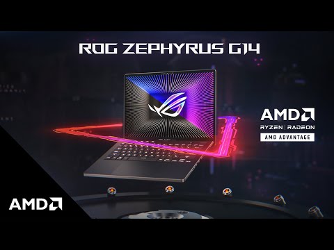 ROG Zephyrus G14 with AMD Advantage™: Slim. Smart. Superfast.