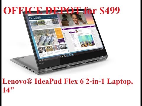 Lenovo® IdeaPad Flex 6 2-in-1 Laptop, 14" Touch Screen 8GB Memory, 256GB SSD, Windows® 10
