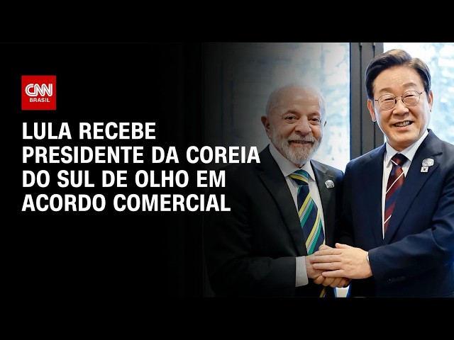 Tarifaço: Lula recebe presidente sul-coreano de olho em novo acordo  | LIVE CNN