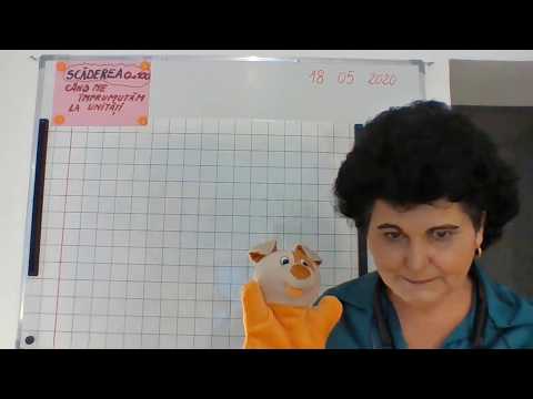 030, Lectii online, MEM, clasa I - Scaderea 0-100 cu trecere peste ordin ZU U