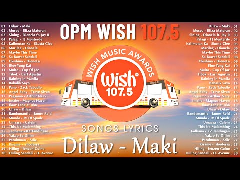 Dilaw - Maki 💗 Best OPM Tagalog Love Songs With Lyrics 2025 Playlist 💗 OPM Trending 2025