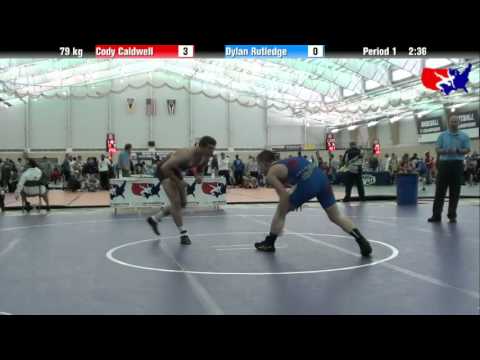 Cody Caldwell vs. Dylan Rutledge at 2013 ASICS University Nationals - FS