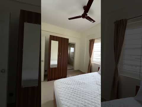 Video thumbnail for C304: Fully furnished 1 BHK Flat for rent in Whitefield | Kots Une