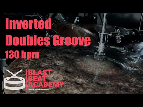 Inverted Doubles Groove | Drum Lesson