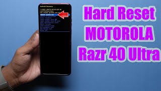 Hard Reset MOTOROLA Razr 40 Ultra | Factory Reset Remove Pattern/Lock/Password (How to Guide)