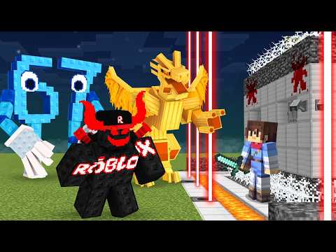 Secret Brainrots vs Security House in Minecraft