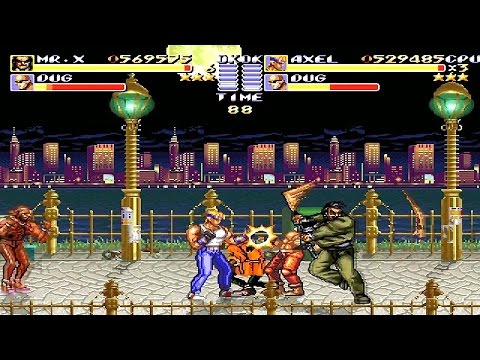 Streets of Rage Remake - Final Rage Trilogy mod: FF1 route playthrough