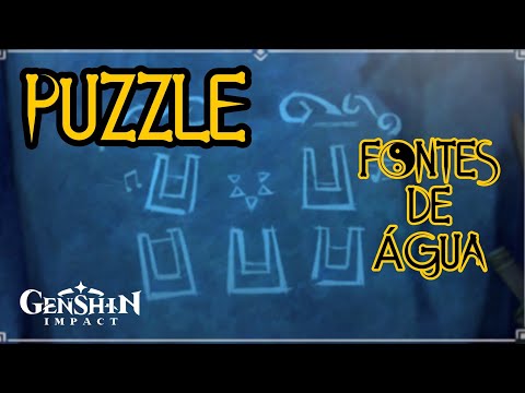 GUIA DO PUZZLE DAS FONTES DE ÁGUA. 3 baús preciosos | GENSHIN IMPACT.