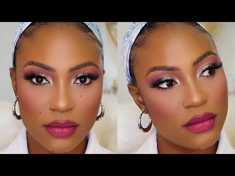 *In Depth* FLAWLESS VALENTINES DAY MAKEUP TUTORIAL||SULTRY PINK SMOKEY EYESHADOW +FULL COVERAGE BASE