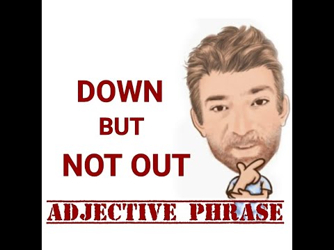 Down But Not Out - Adjective Phrase (203) Origin - English Tutor Nick P