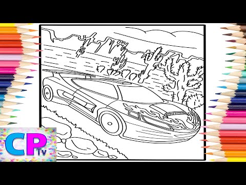 Hot Wheels on Desert Coloring Pages/Cars Coloring/Different Heaven - Safe And Sound [NCS Release]