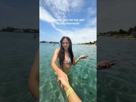 my tail is blue, wbu?🐬🧜‍♀️🥥✨ #mermaid #bff #bestfriend #vacation #h2o