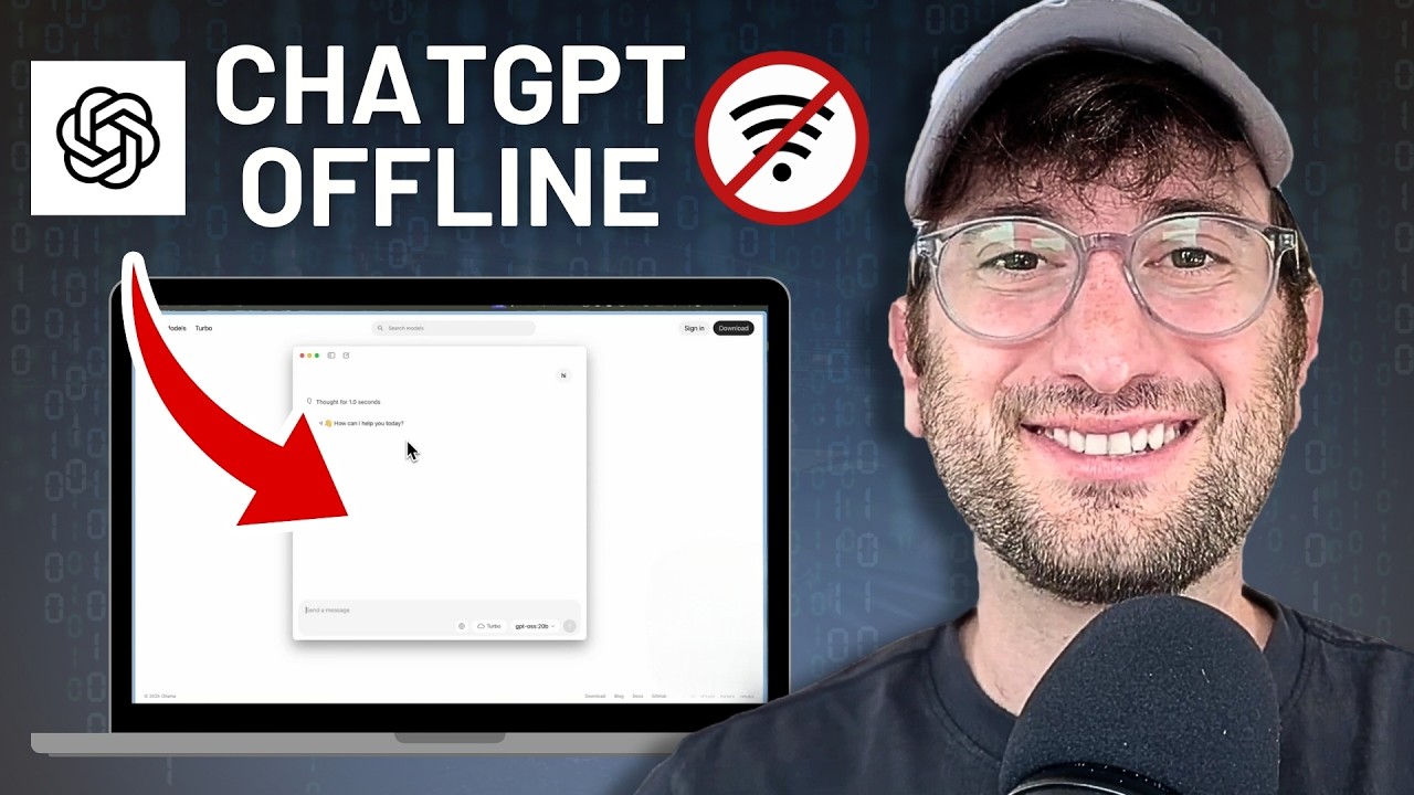 Run OpenAI's open source models on your laptop (no internet required)