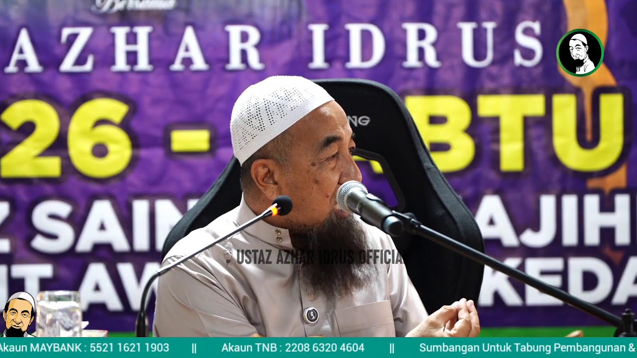 🔴LiveUAI 18/07/2026 Kuliah Dhuha - Ustaz Azhar Idrus