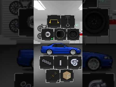 Skyline R34 build(7.9 seconds)Pixel car racer#games #pixelcarracer #gtr 34 #viral #fast #buildup