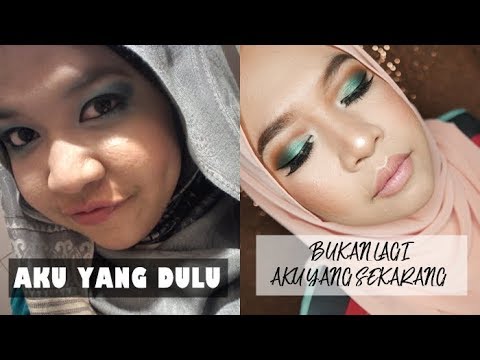 Recreating My Old Makeup Look || Turquoise Eye Look ||  collab with Aynal Mansor