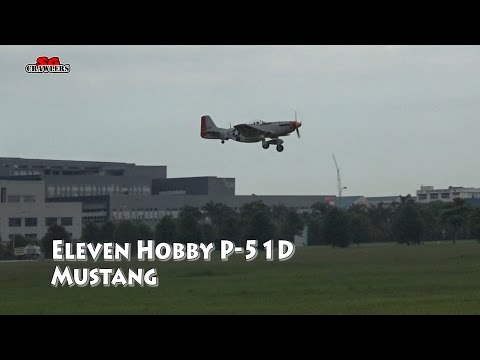 Eleven Hobby P-51D P51D Mustang Old Crow 1100mm 43" Wingspan PNP RC Warbird Arobatic Flight
