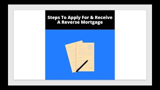 Applying For A Reverse Mortgage in Canada - All The Steps Explained | Reverse Mortgage Pros