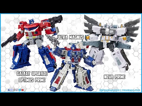 #Transformers LEG EVO Nova Prime, Siege Galaxy Upgrade Optimus Prime & Ultra Magnus | HNE Toys