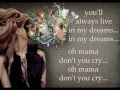 Steelheart Mama Don T You Cry Lyrics